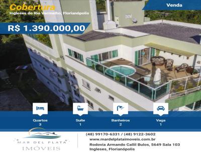 Cobertura para Venda, em Florianópolis, bairro Ingleses do Rio Vermelho, 3 dormitórios, 2 banheiros, 1 suíte, 1 vaga